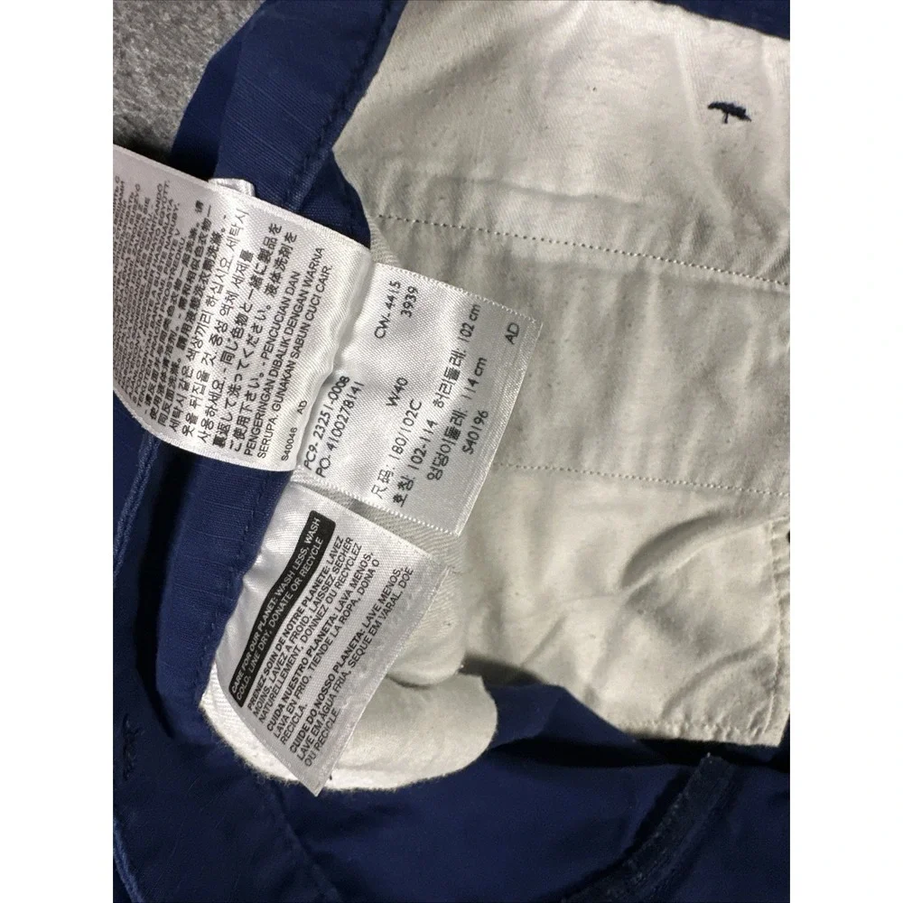Levi's Shorts Men 40 Blue 100% Cotton Ripstop Cargo‎ Pockets White Tab